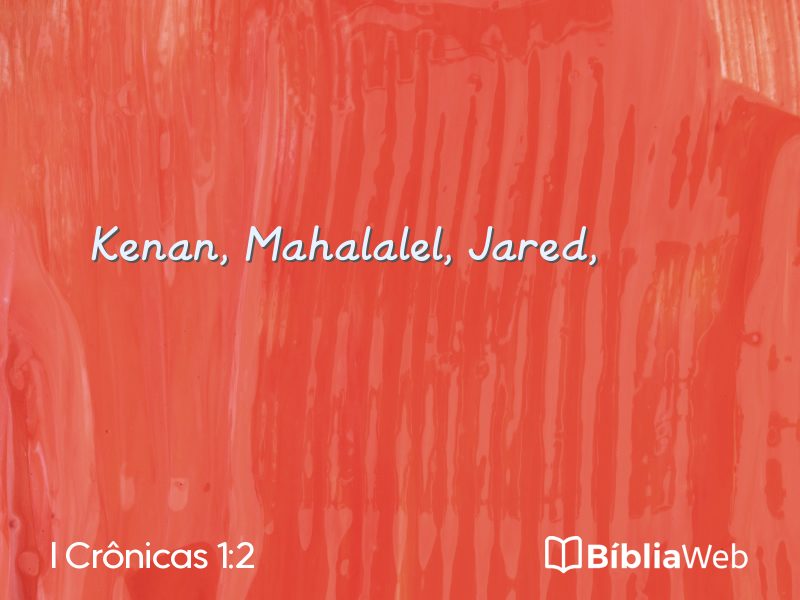 I Crônicas 1:2 em imagem para compartilhar