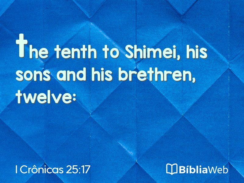 I Crônicas 25:17 em imagem para compartilhar