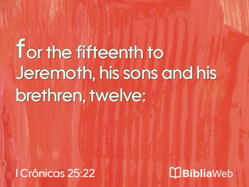 I Crônicas 25:22 em imagem para compartilhar