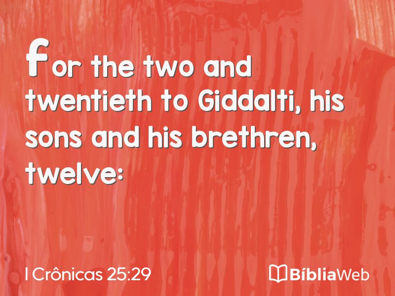 I Crônicas 25:29 em imagem para compartilhar
