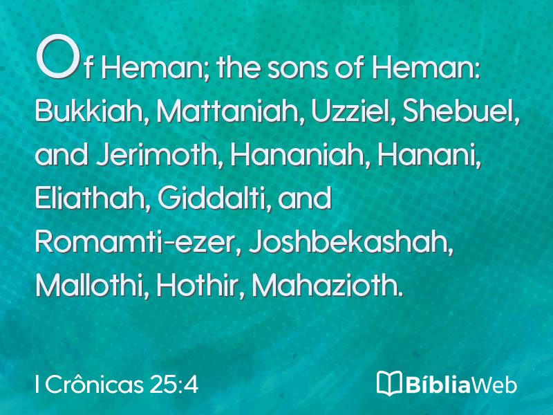 I Crônicas 25:4 em imagem para compartilhar