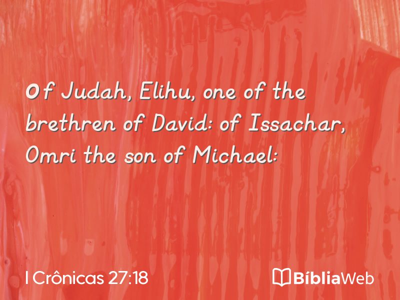 I Crônicas 27:18 em imagem para compartilhar