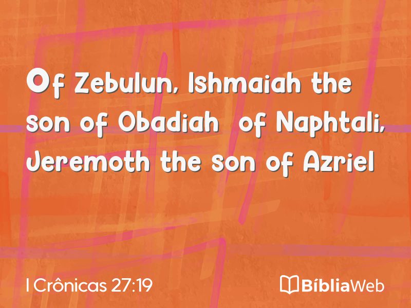 I Crônicas 27:19 em imagem para compartilhar