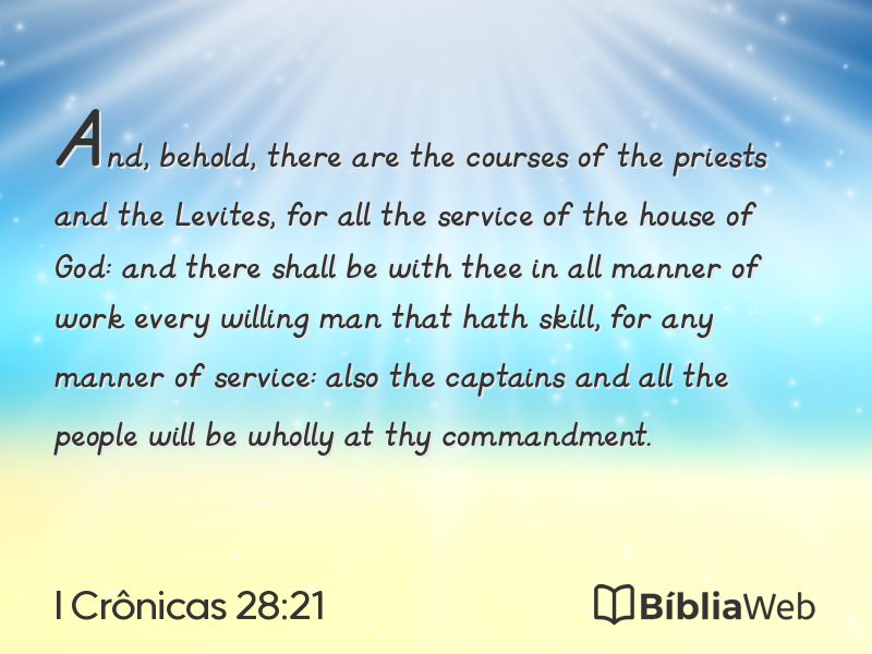 I Crônicas 28:21 em imagem para compartilhar