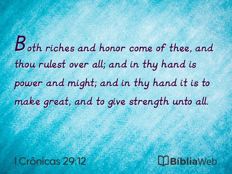 I Crônicas 29:12 em imagem para compartilhar