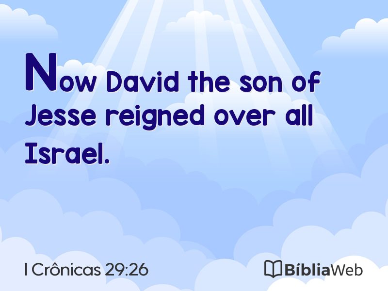 I Crônicas 29:26 em imagem para compartilhar
