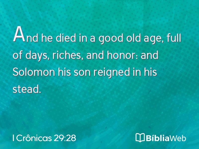 I Crônicas 29:28 em imagem para compartilhar