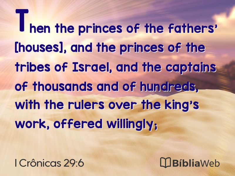 I Crônicas 29:6 em imagem para compartilhar