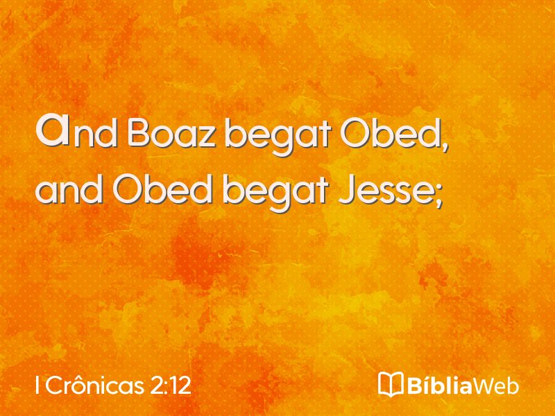 I Crônicas 2:12 em imagem para compartilhar