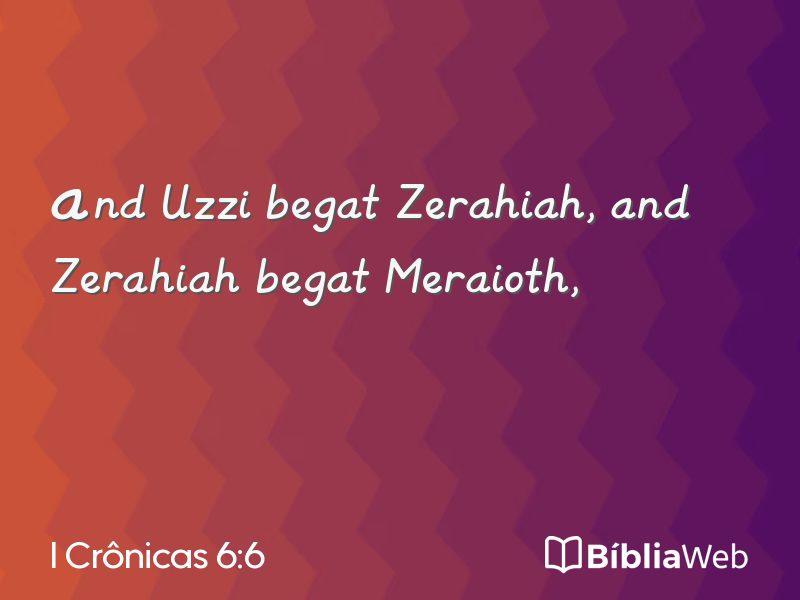 I Crônicas 6:6 em imagem para compartilhar