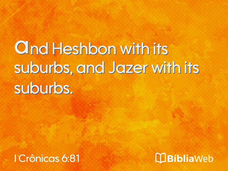 I Crônicas 6:81 em imagem para compartilhar