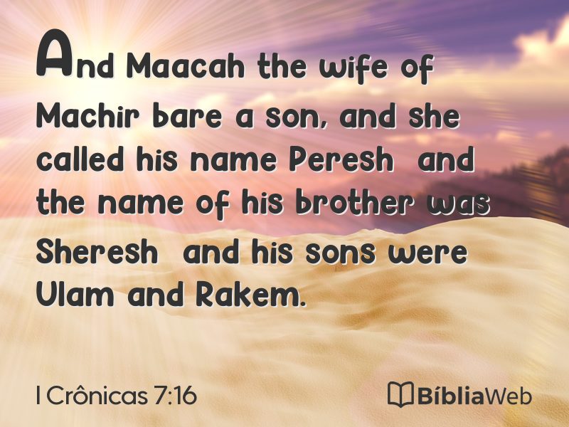 I Crônicas 7:16 em imagem para compartilhar
