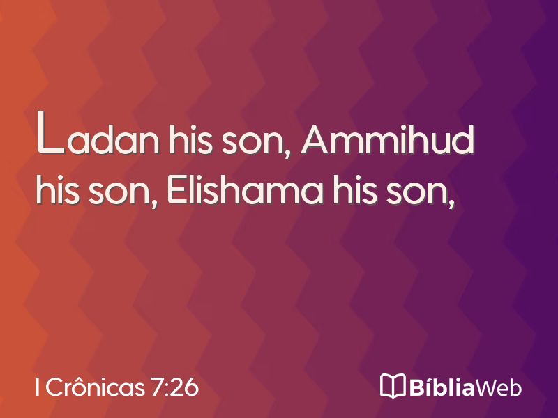 I Crônicas 7:26 em imagem para compartilhar