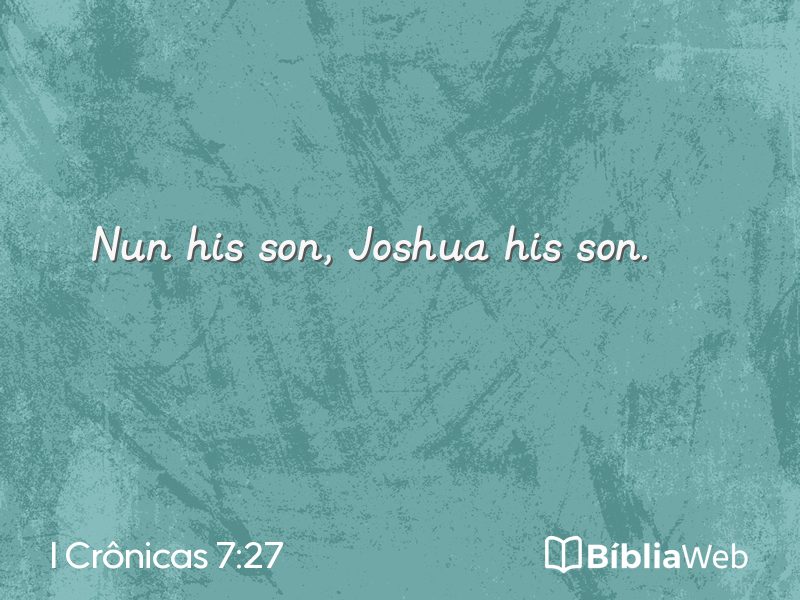 I Crônicas 7:27 em imagem para compartilhar