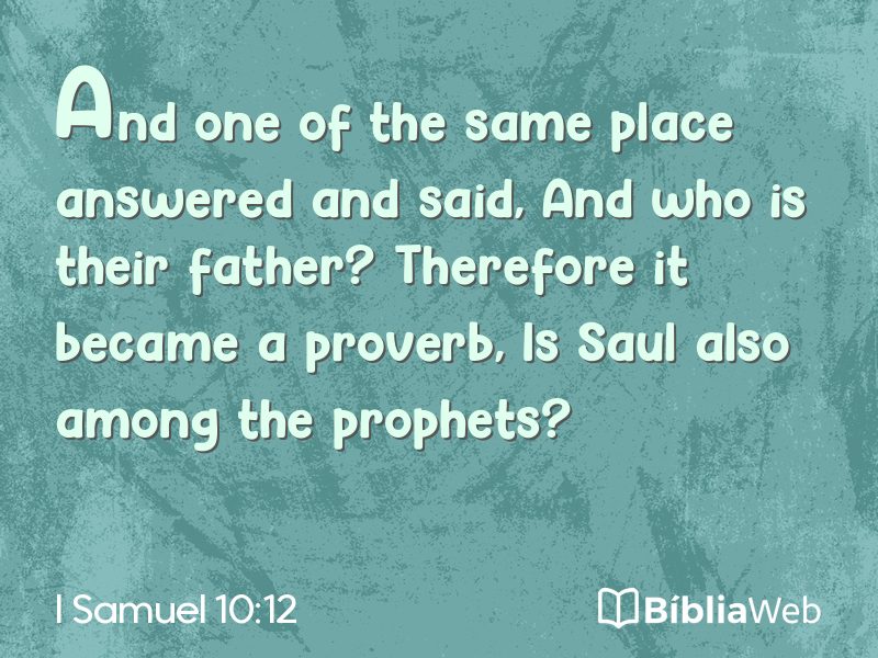 I Samuel 10:12 em imagem para compartilhar