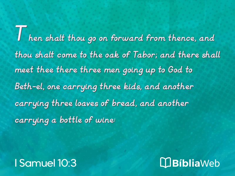 I Samuel 10:3 em imagem para compartilhar