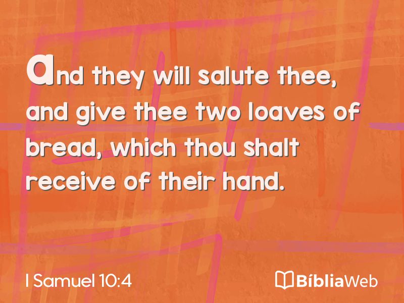 I Samuel 10:4 em imagem para compartilhar