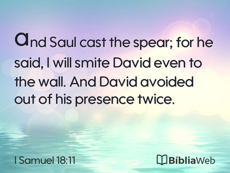 I Samuel 18:11 em imagem para compartilhar