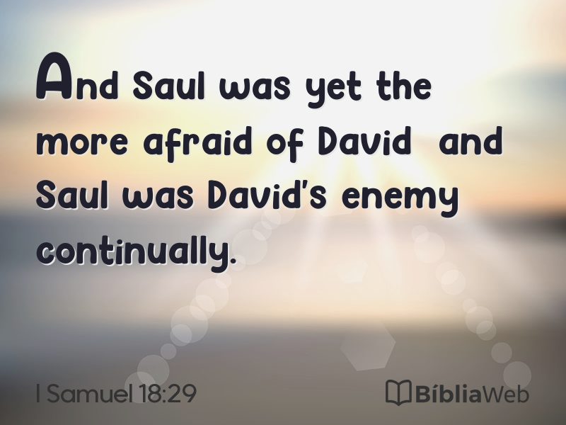 I Samuel 18:29 em imagem para compartilhar