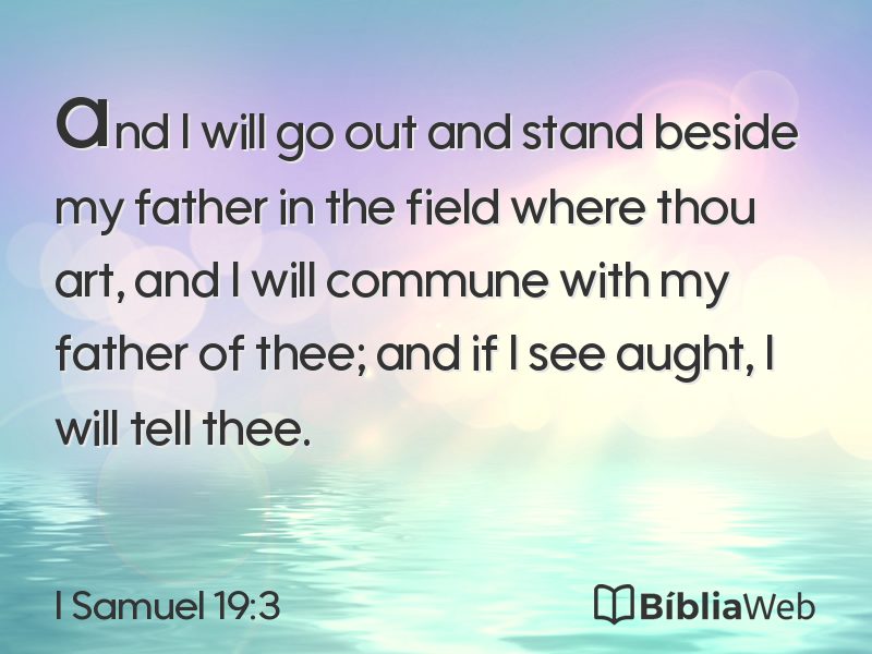 I Samuel 19:3 em imagem para compartilhar