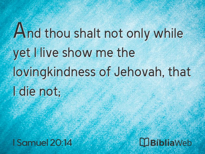 I Samuel 20:14 em imagem para compartilhar