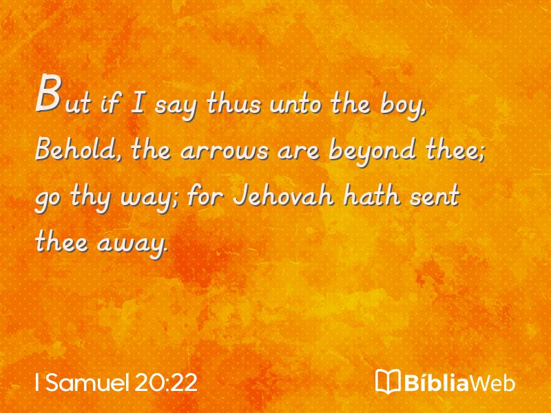 I Samuel 20:22 em imagem para compartilhar