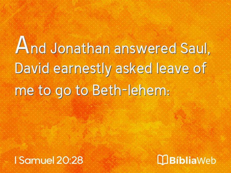 I Samuel 20:28 em imagem para compartilhar