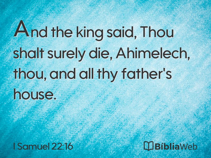 I Samuel 22:16 em imagem para compartilhar