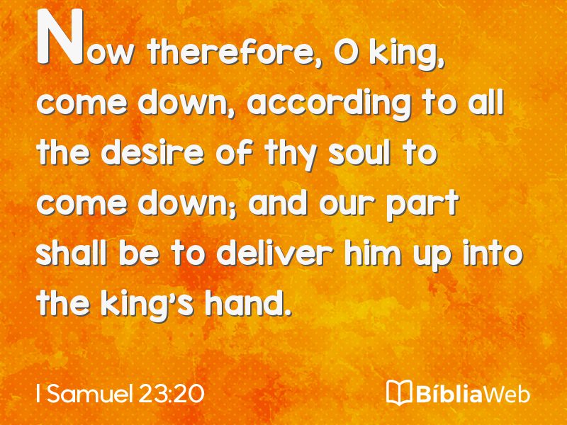 I Samuel 23:20 em imagem para compartilhar