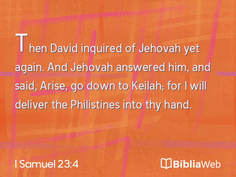 I Samuel 23:4 em imagem para compartilhar