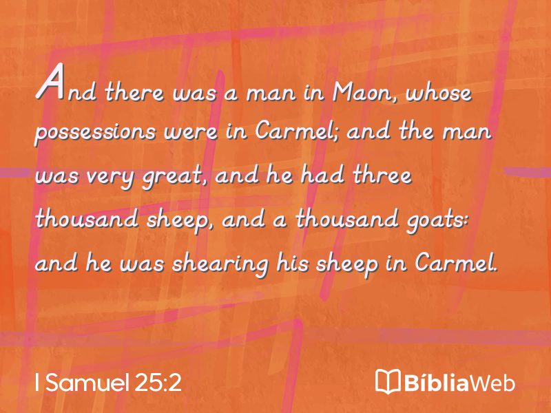 I Samuel 25:2 em imagem para compartilhar