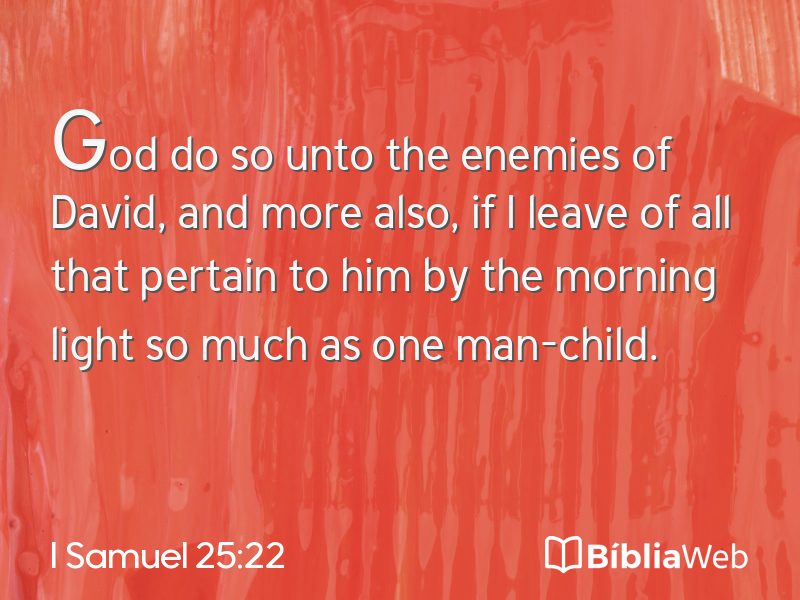 I Samuel 25:22 em imagem para compartilhar