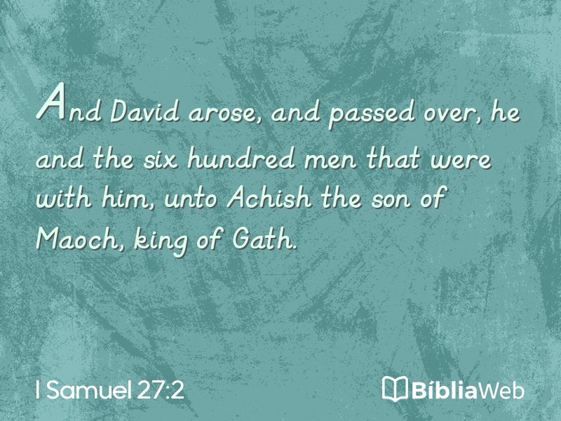 I Samuel 27:2 em imagem para compartilhar