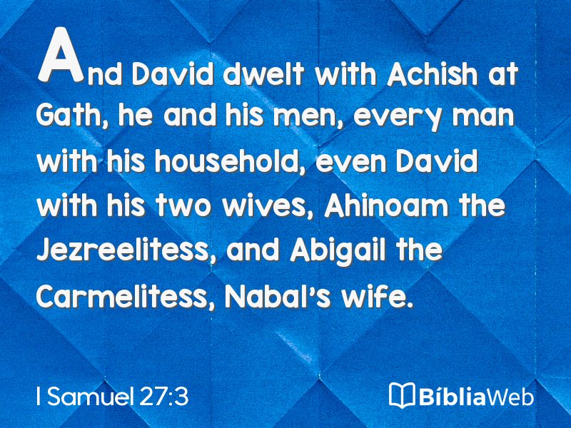 I Samuel 27:3 em imagem para compartilhar