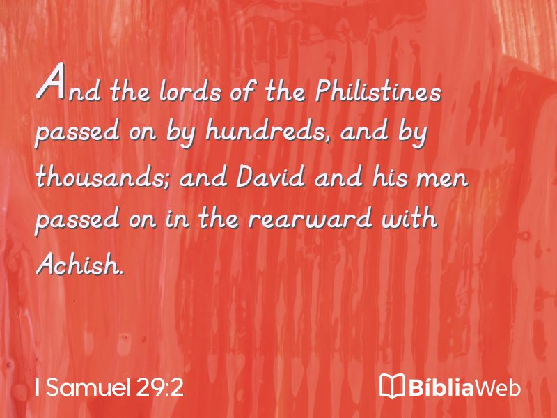 I Samuel 29:2 em imagem para compartilhar