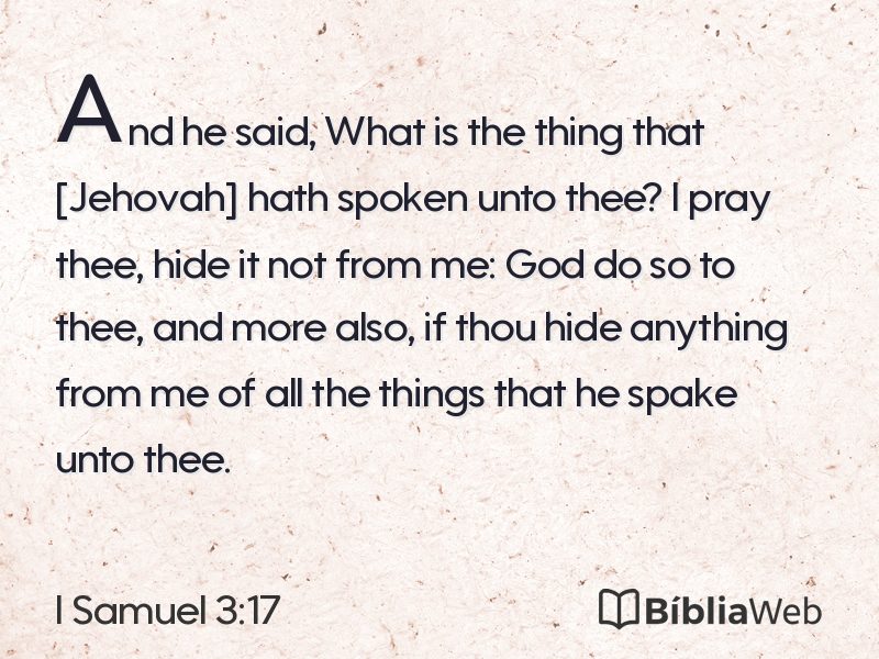 I Samuel 3:17 em imagem para compartilhar