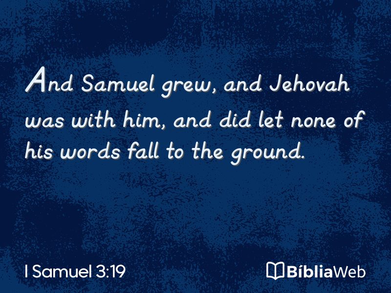 I Samuel 3:19 em imagem para compartilhar