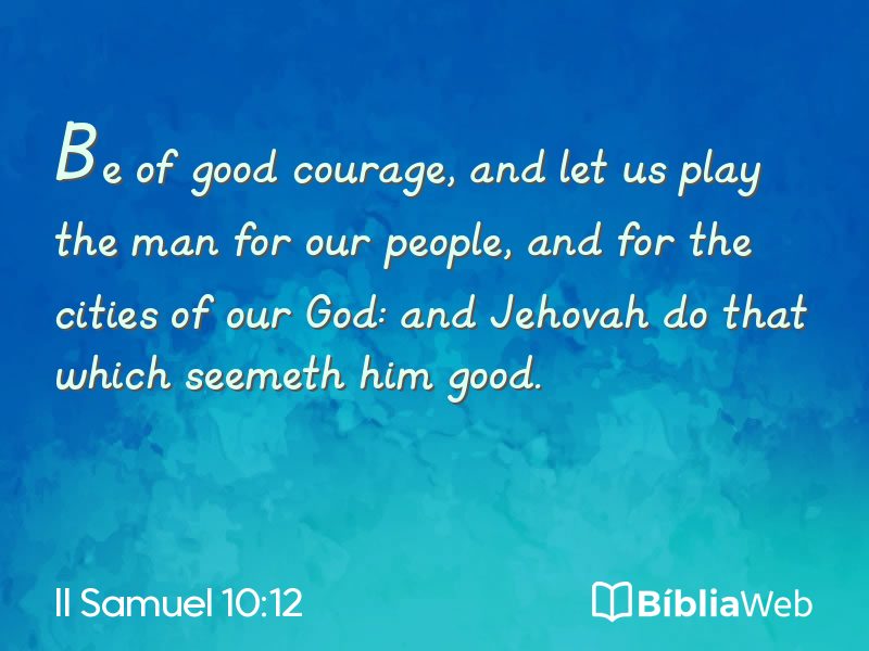 II Samuel 10:12 em imagem para compartilhar