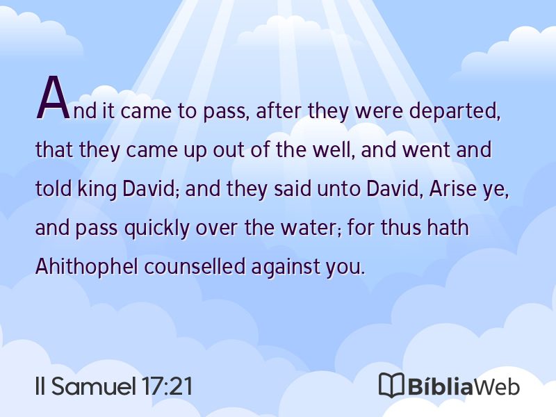 II Samuel 17:21 em imagem para compartilhar