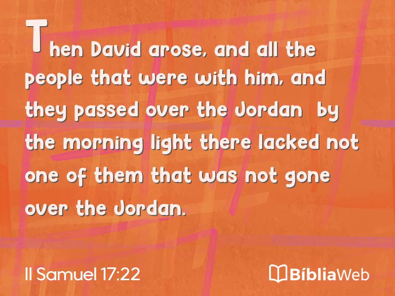 II Samuel 17:22 em imagem para compartilhar