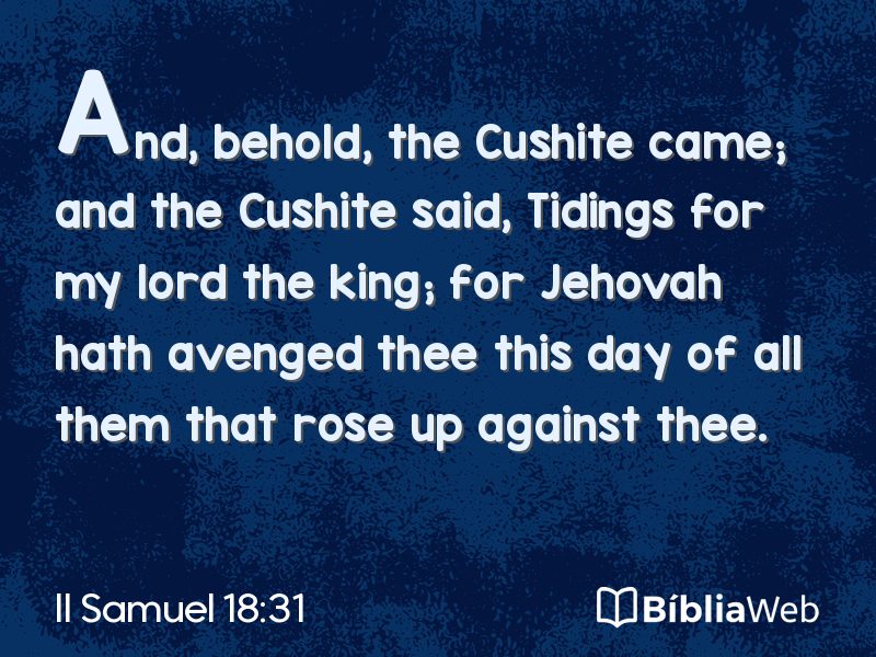 II Samuel 18:31 em imagem para compartilhar