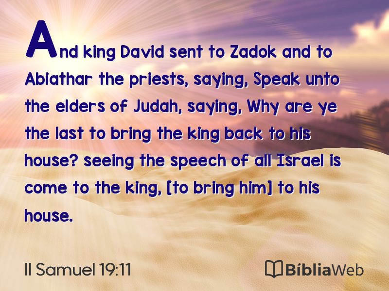 II Samuel 19:11 em imagem para compartilhar