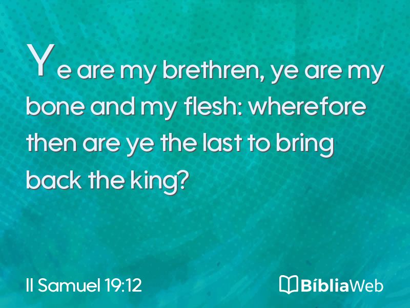 II Samuel 19:12 em imagem para compartilhar