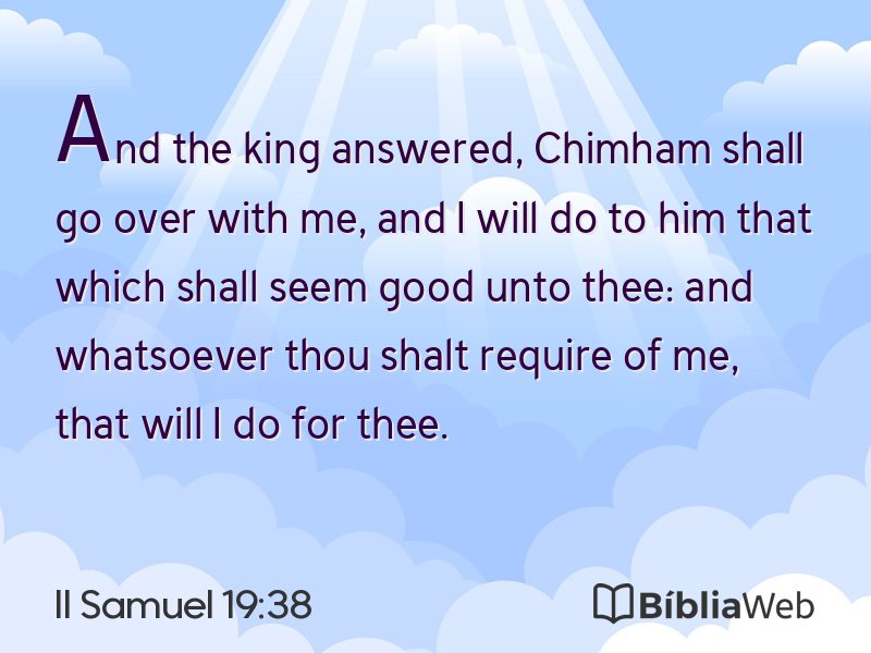 II Samuel 19:38 em imagem para compartilhar