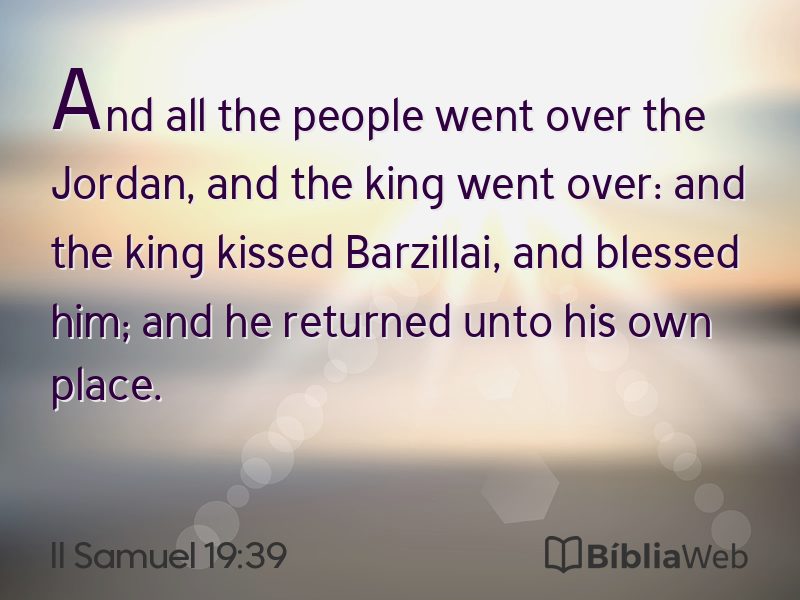 II Samuel 19:39 em imagem para compartilhar