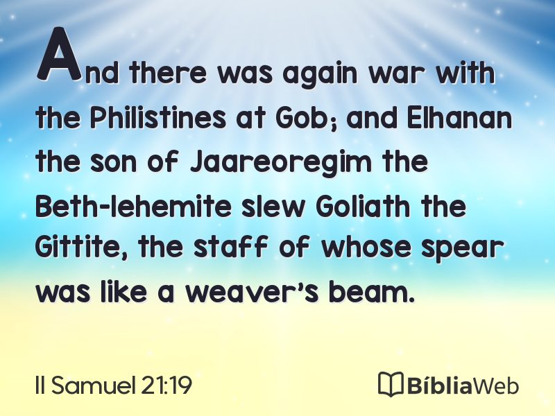 II Samuel 21:19 em imagem para compartilhar
