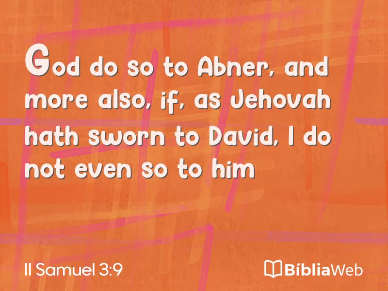 II Samuel 3:9 em imagem para compartilhar