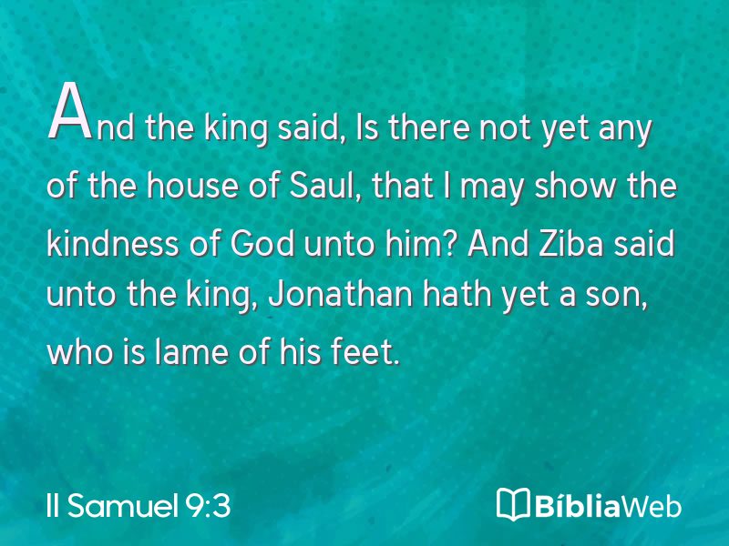 II Samuel 9:3 em imagem para compartilhar
