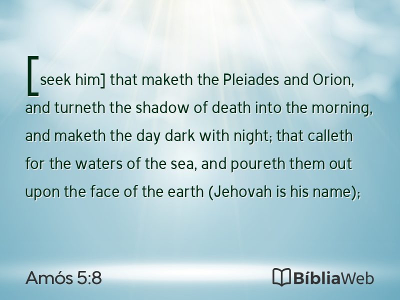 Amós 5:8 em imagem para compartilhar