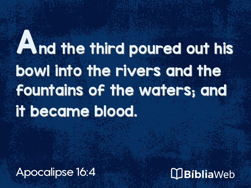 Apocalipse 16:4 em imagem para compartilhar